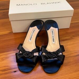 Manolo Blahnik Napa Heel